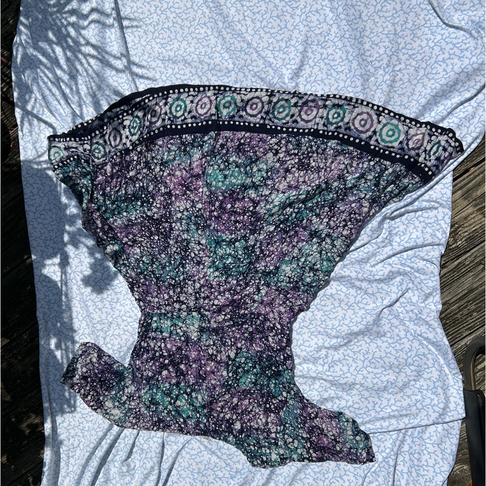 Pie Dye Vintage Batik tie dye mini dress, size small - Picture 6 of 6